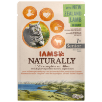 Iams kapsička Naturally Senior jahňa v omáčke 85 g 