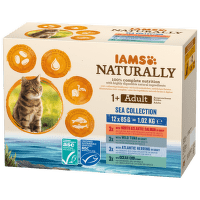 Iams Naturally kapsička morské mäso v omáčke multipack 12 x 85 g 