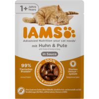 Kapsička IAMS Delights Adult kuře a krůta masem v omáčce 85 g