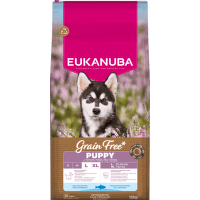 Krmivo Eukanuba Grain Free Puppy Large morské ryby 12kg