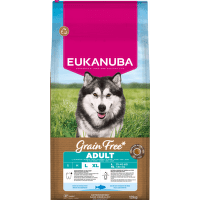 Krmivo Eukanuba Grain Free Adult Large morské ryby 12kg