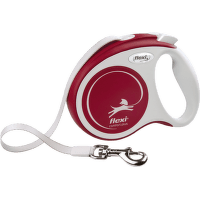 Navíjecí vodítko Flexi Comfort Plus Tape XS 3 m červené