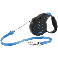 Inerces pavada suņiem - Flexi Color Dots Cord M, 5 m, blue