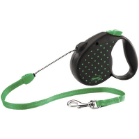Voditko Flexi Color Dots lanko M 5m zelene