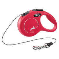 Voditko Flexi Classic New lanko XS 3m cervene
