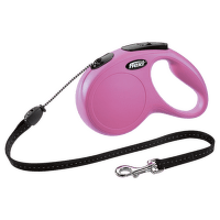 Inerces pavada suņiem – Flexi New Classic Cord Leashes M 5 m, Pink