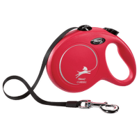 Voditko Flexi Classic New paska L 5m cervene