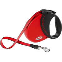 Vodítko FLEXI Comfort Compact červené M