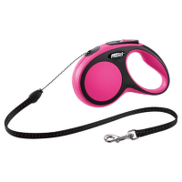 Voditko Flexi New Comfort lanko S 5m ruzove