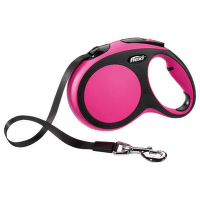 Voditko Flexi New Comfort paska L 5m ruzove