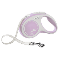 Flexi vôdzka New Comfort páska S 5 m ružová