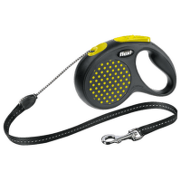 Voditko Flexi Design lanko M 5m zlte