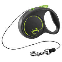 Flexi vôdzka Black Design lanko XS 3 m zelené 