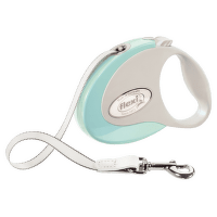 Поводок-рулетка для собак – Flexi Style S Tape 3 м, Mint
