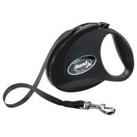 Inerces pavada suņiem – Flexi Style M Tape 5 m, Black