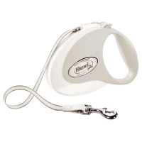 Inerces pavada suņiem – Flexi Style M Tape 5 m, White