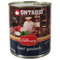 Консервы для собак – Ontario Culinary Beef Goulash, 800 г