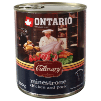 Консервы для собак – Ontario Culinary Minestrone Chicken and Pork, 800 г