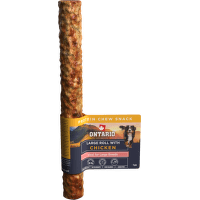 Žvýkací pochoutka Ontario Protein velká rolka pro velká plemena kuřecí 25,4 cm