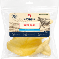 Sušené hovězí uši Ontario Pure Nature 2 ks