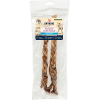 Sušený jehněčí penis Ontario Pure Nature pletený 2 ks 15 cm