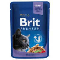 BRIT Premium Cat Cod Fish kaps.100g