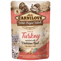 Kapsička Carnilove Cat Pouch morka s valeriánou lekárskou 85 g