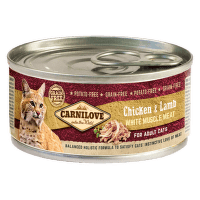 Carnilove konzerva White Muscle Meat cat kura a jahňa 100g