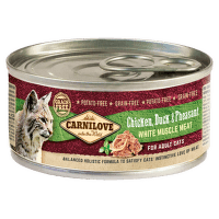 Konzerva Carnilove Chicken, Duck & Pheasant for Adult Cats 100g