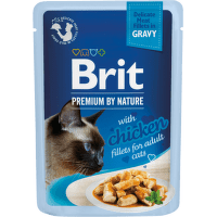 Brit Premium cat delicate kapsička filety v šťave s kuracinou 85g