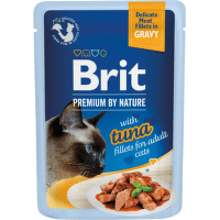 Brit Premium cat delicate kapsička filety v šťave s tuniakom 85g