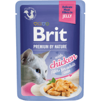 Brit Premium cat delicate kapsička filety v želé s kuracinou 85 g