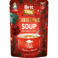 Kapsička Brit Care Cat Christmas rybia polievka so zeleninou a rozmarínom 75g