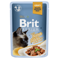 Brit Premium Cat Delicate Fillets ve šťávě s tuňákem 85g