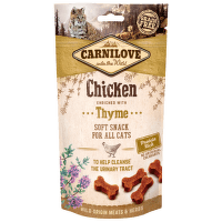 Gardums kaķiem – CARNILOVE Adult Cats Snack, Chicken with Thyme, 50 g
