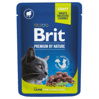 Kapsička Brit Premium Sterilised Lamb 100g