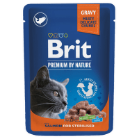 Saszetka Brit Premium Sterilised Salmon 100g
