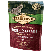 Carnilove Duck and Pheasant Adult Cats - Hairball Control 400g