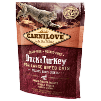 Carnilove Duck and Turkey Large Breed Cats - Muscles, Bones, Joints 400g