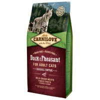 Carnilove Duck and Pheasant Adult Cats - Hairball Control 6kg
