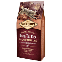 Carnilove Duck and Turkey Large Breed Cats - Muscles ,Bones, Joints 6kg