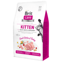 Barība kaķēniem – Brit Care Cat Grain-Free, Kitten Healthy Growth and Development, 0,4 kg