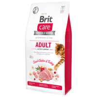 Brit Care granuly Cat Grain-Free Adult Activity Support kura a morka 7 kg