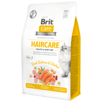 Корм для кошек – Brit Care Cat Grain-Free, Haircare Healthy and Shiny Coat, 0,4 кг