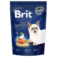 Brit Premium by Nature granuly Cat Adult losos 1,5 kg