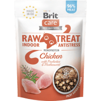 Pamlsek Brit Care RAW Cat Indoor a Antistress kuře 40 g