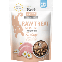 Pamlsek Brit RAW Cat Sensitive krůta 40 g