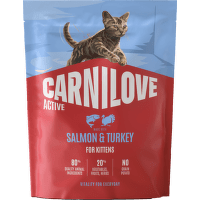 Granule CARNILOVE Active pre mačiatka losos a morka 400 g