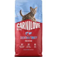 Granuly CARNILOVE Active pre mačiatka losos a morka 6 kg
