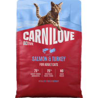 Granule CARNILOVE Active pre dospelé mačky losos a morka 2 kg